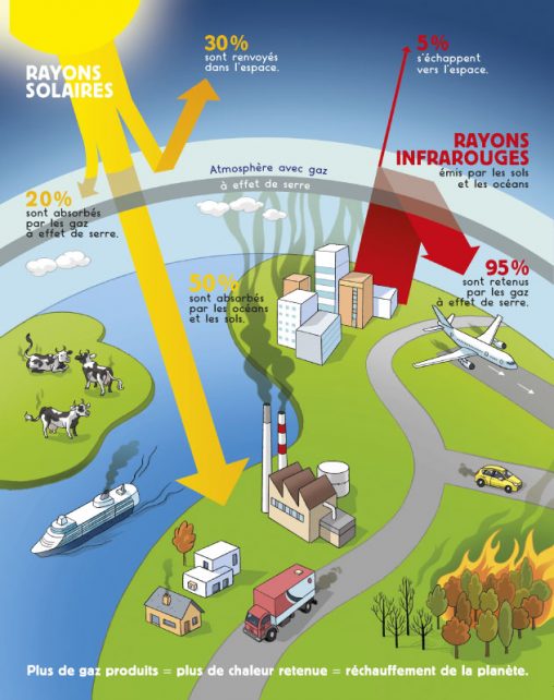 Les Gaz Effet De Serre Catherine Chion Illustratrice