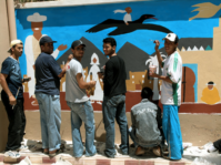 Réalisation d'une fresque