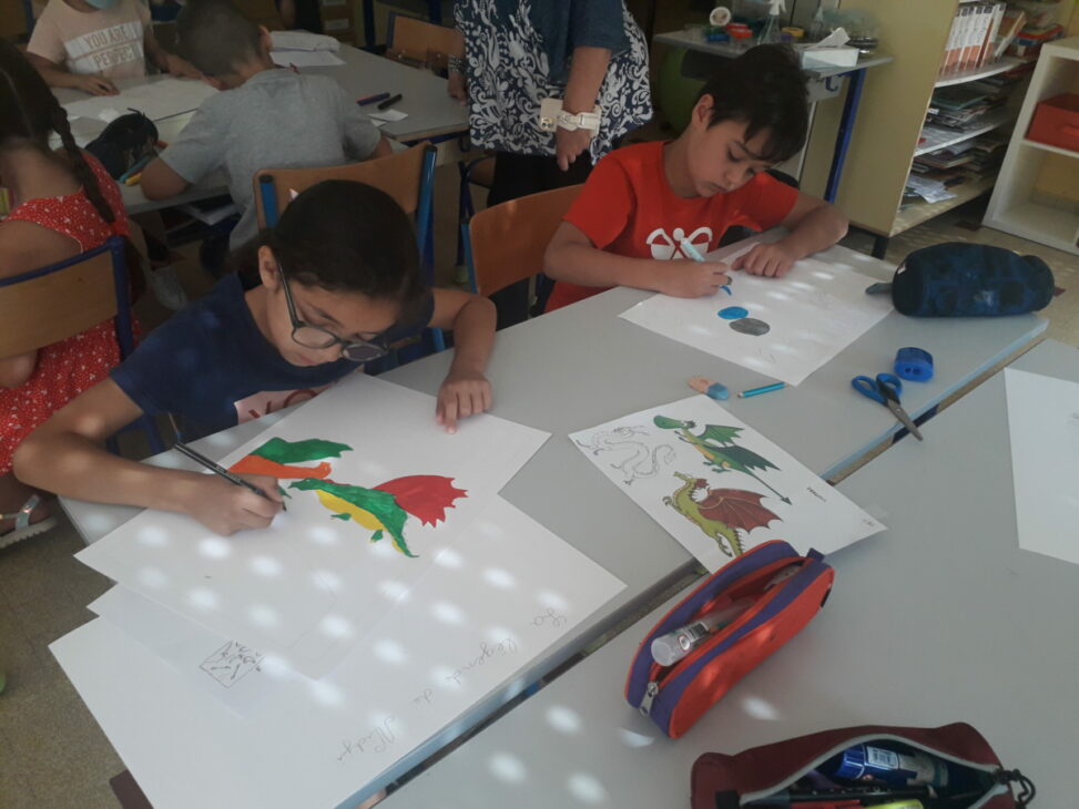 Atelier_kamishibaï_Catherine Chion_CE2_école Joliot Curie_Grigny