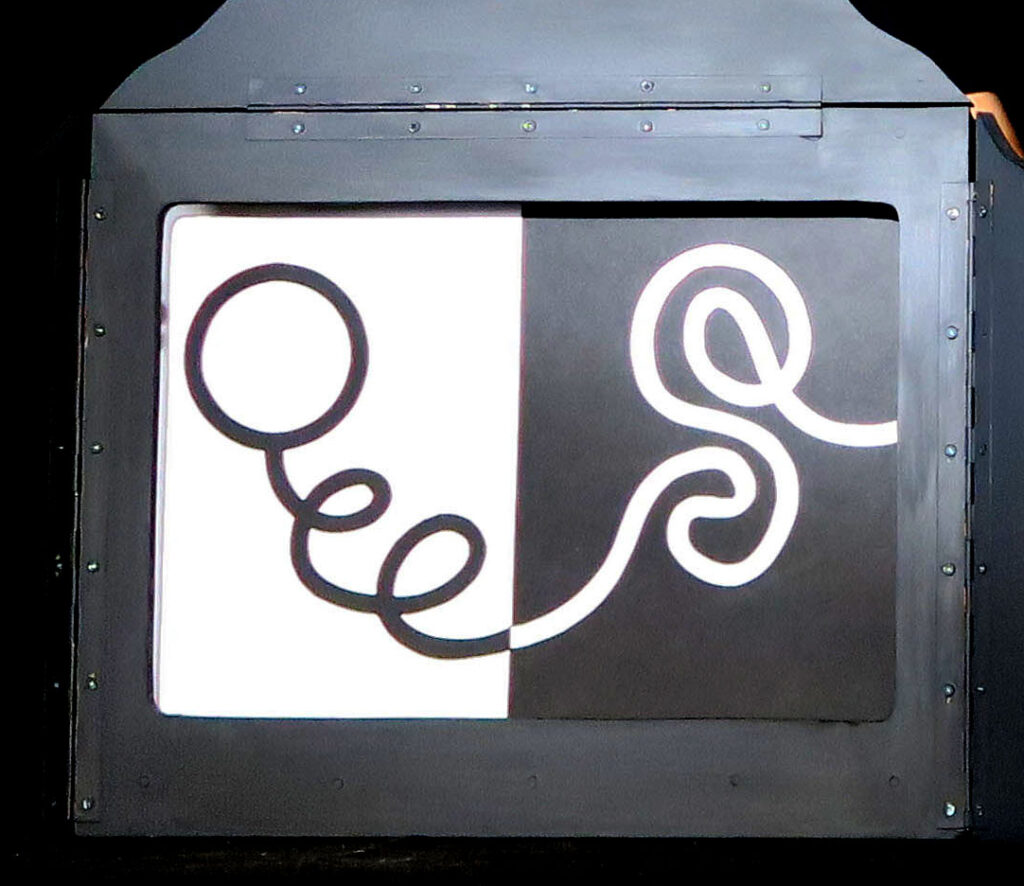 Image pour un kamishibaï illustré par un étudiant de la Martinière Terreaux, en DNMADE