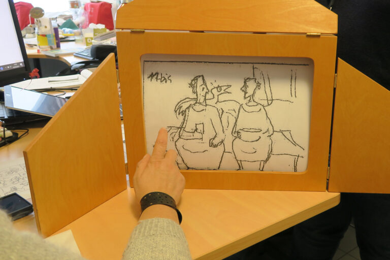 Une image dans un butaï